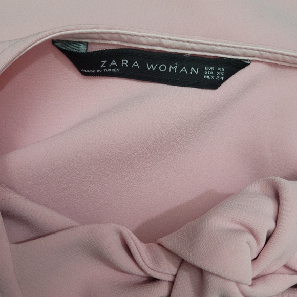 Zara Knotted Bow Back Skater Dress - Picture 7 of 7